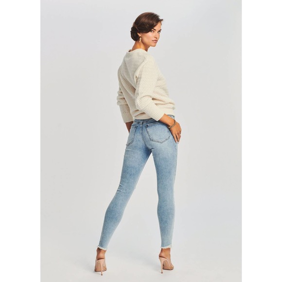 SER.O.YA Womens 100% Wool Forrest Sweater | Cream | Size XL - Picture 2 of 11